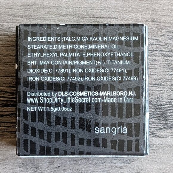 $3 for $20 Dirty Little Secret DLT Eye Shadow in Sangria *PLEASE READ DETAILS* - Picture 2 of 3